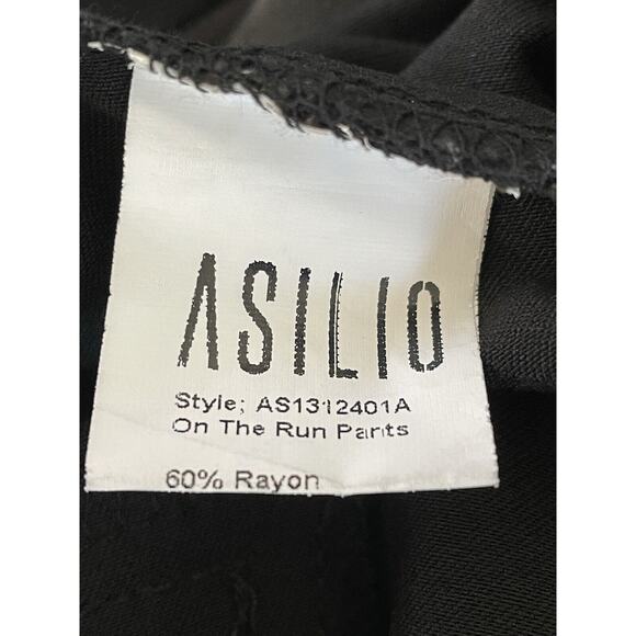 Asilio Revolve Pants Coated Skinny High Rise Stretch - Picture 9 of 10